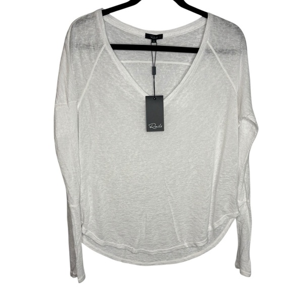 NWT Rails White Long Sleeve Aden Top Size XS - Picture 3 of 13